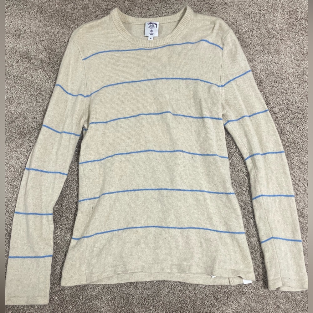 Stussy cashmere striped sweater
